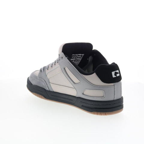 Globe Tilt GBTILT Mens Gray Suede Lace Up Skate Inspired Sneakers Shoes