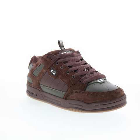 Globe Tilt Prime GBTILTPR Mens Brown Suede Skate Inspired Sneakers Shoes