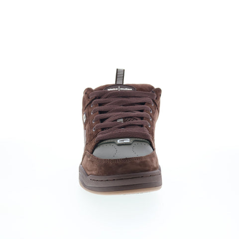 Globe Tilt Prime GBTILTPR Mens Brown Suede Skate Inspired Sneakers Shoes