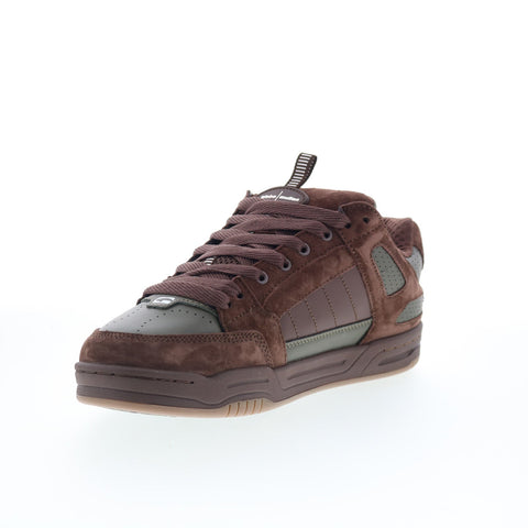 Globe Tilt Prime GBTILTPR Mens Brown Suede Skate Inspired Sneakers Shoes
