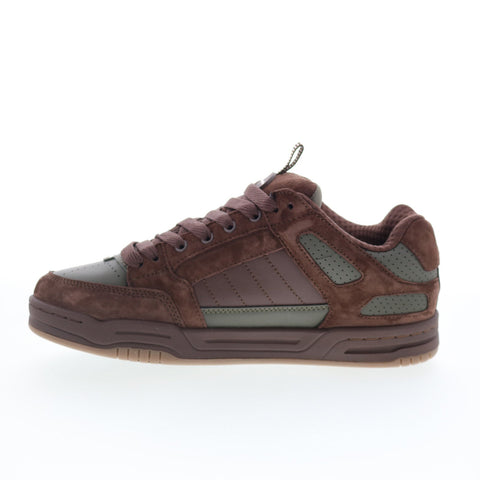 Globe Tilt Prime GBTILTPR Mens Brown Suede Skate Inspired Sneakers Shoes