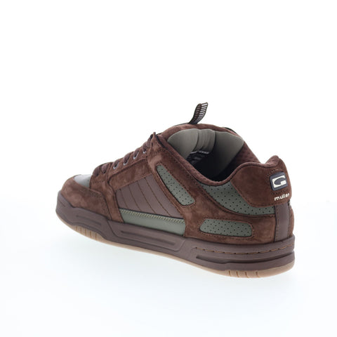 Globe Tilt Prime GBTILTPR Mens Brown Suede Skate Inspired Sneakers Shoes