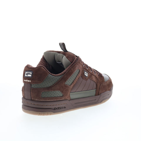 Globe Tilt Prime GBTILTPR Mens Brown Suede Skate Inspired Sneakers Shoes
