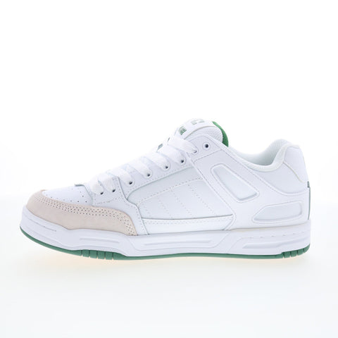 Globe Tilt GBTILT Mens White Leather Lace Up Skate Inspired Sneakers Shoes