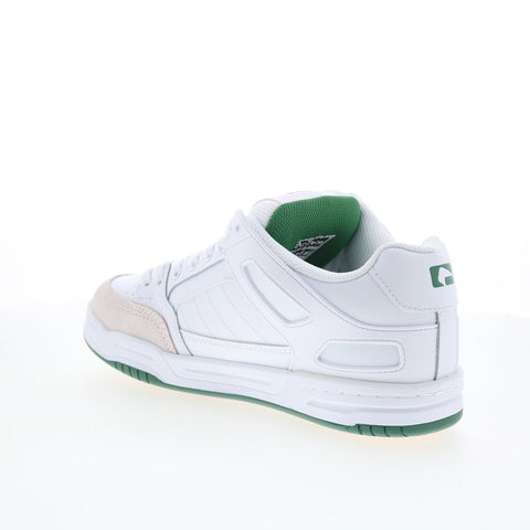 Globe Tilt GBTILT Mens White Leather Lace Up Skate Inspired Sneakers Shoes