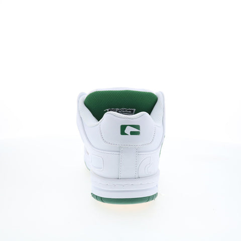 Globe Tilt GBTILT Mens White Leather Lace Up Skate Inspired Sneakers Shoes