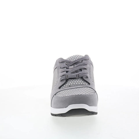 Drew Gemini 10296-43 Womens Gray Mesh Lace Up Lifestyle Sneakers Shoes