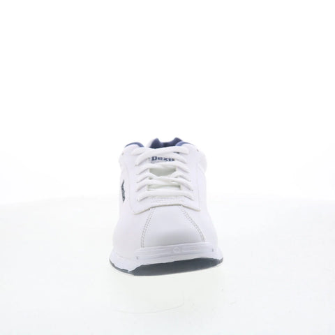 Dexter B2417-8 B2417-8 Mens White Synthetic Lace Up Athletic Bowling Shoes