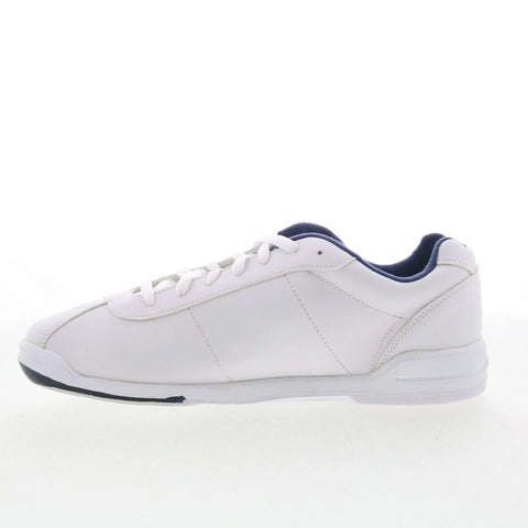 Dexter B2417-8 B2417-8 Mens White Synthetic Lace Up Athletic Bowling Shoes