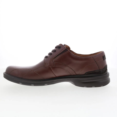 Clarks Gessler Lace Mens Brown Wide Oxfords & Lace Ups Casual Shoes