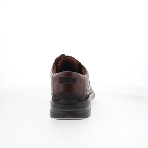 Clarks Gessler Lace Mens Brown Wide Oxfords & Lace Ups Casual Shoes