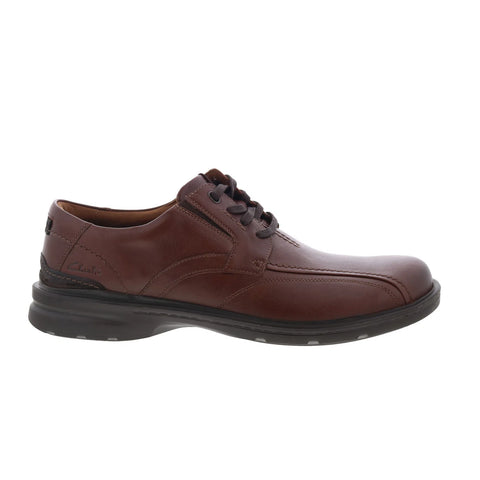 Clarks Gessler Lace Mens Brown Wide Oxfords & Lace Ups Casual Shoes