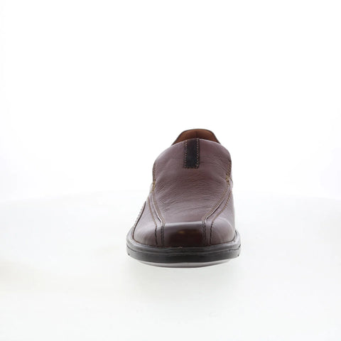 Clarks Gessler Step Mens Brown Wide Loafers & Slip Ons Casual Shoes