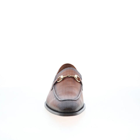 Mezlan Gianni 20694 Mens Brown Leather Loafers & Slip Ons Casual Shoes