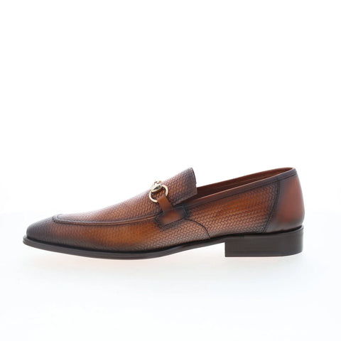 Mezlan Gianni 20694 Mens Brown Leather Loafers & Slip Ons Casual Shoes