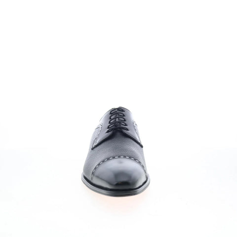 Mezlan Gianni 21157 Mens Black Leather Oxfords & Lace Ups Cap Toe Shoes