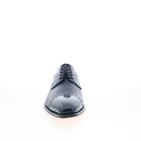 Mezlan Gianni 21157 Mens Blue Leather Oxfords & Lace Ups Cap Toe Shoes