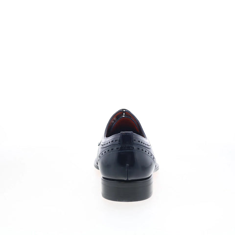 Mezlan Gianni 21157 Mens Blue Leather Oxfords & Lace Ups Cap Toe Shoes