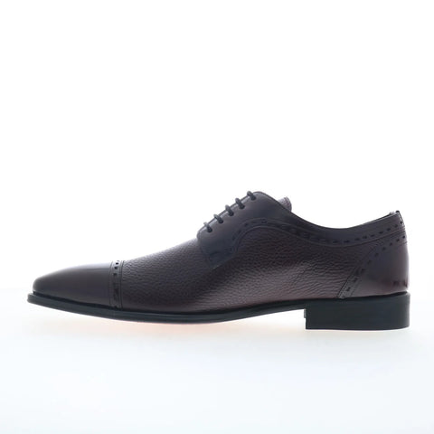 Mezlan Gianni 21157 Mens Red Leather Oxfords & Lace Ups Cap Toe Shoes