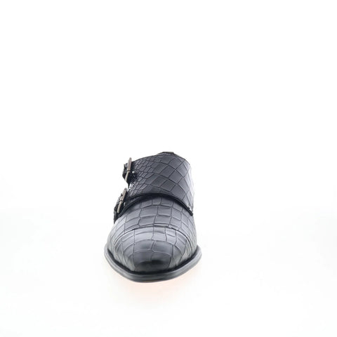 Mezlan Gianni 21216 Mens Black Leather Loafers & Slip Ons Casual Shoes