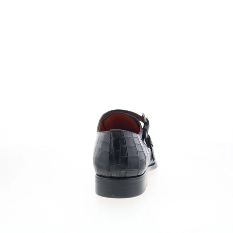 Mezlan Gianni 21216 Mens Black Leather Loafers & Slip Ons Casual Shoes