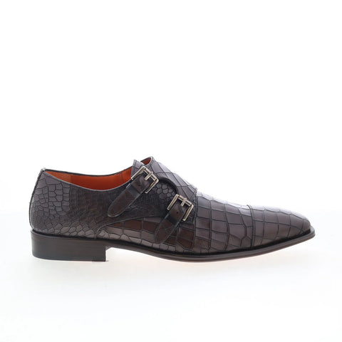 Mezlan Gianni 21216 Mens Brown Leather Loafers & Slip Ons Casual Shoes