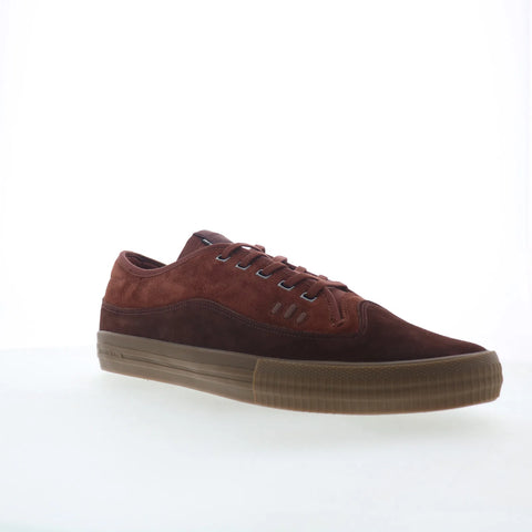 Globe Gillette GBGILL Mens Red Suede Lace Up Skate Inspired Sneakers Shoes