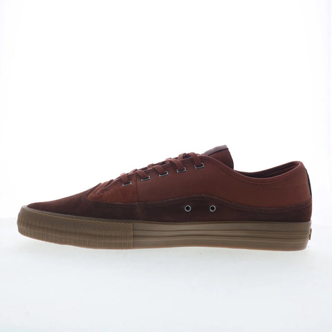 Globe Gillette GBGILL Mens Red Suede Lace Up Skate Inspired Sneakers Shoes