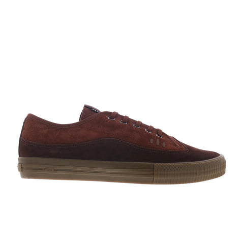 Globe Gillette GBGILL Mens Red Suede Lace Up Skate Inspired Sneakers Shoes