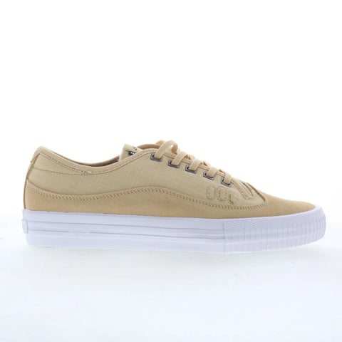 Globe Gillette GBGILL Mens Beige Canvas Lace Up Skate Inspired Sneakers Shoes