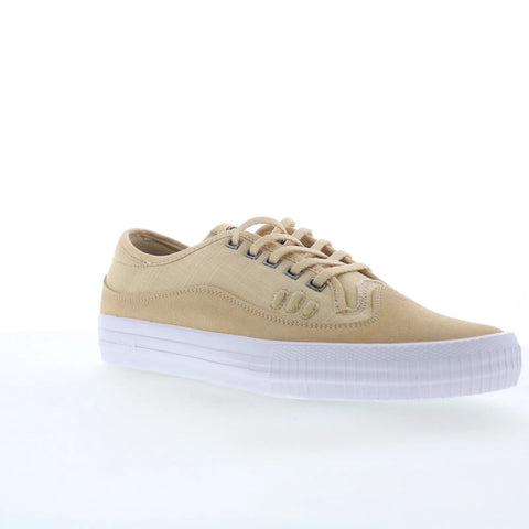 Globe Gillette GBGILL Mens Beige Canvas Lace Up Skate Inspired Sneakers Shoes