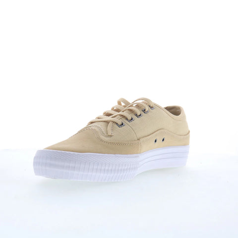 Globe Gillette GBGILL Mens Beige Canvas Lace Up Skate Inspired Sneakers Shoes