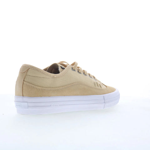 Globe Gillette GBGILL Mens Beige Canvas Lace Up Skate Inspired Sneakers Shoes