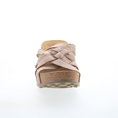 Fly London Gily GILY774FLY-004 Womens Brown Leather Wedges Sandals Shoes