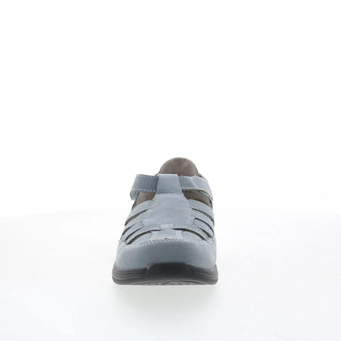 Drew Ginger 14321-4B Womens Blue Wide Leather Strap Sandals Shoes