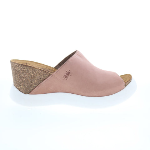 Fly London Gino GINO966FLY-003 Womens Pink Slides Sandals Shoes