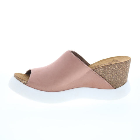 Fly London Gino GINO966FLY-003 Womens Pink Slides Sandals Shoes
