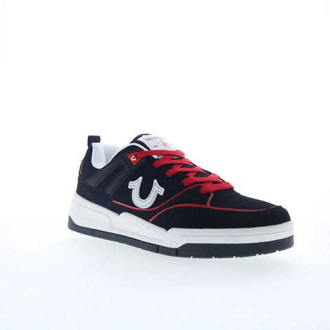 True Religion Ginuwine Mens Black Canvas Lace Up Lifestyle Sneakers Shoes