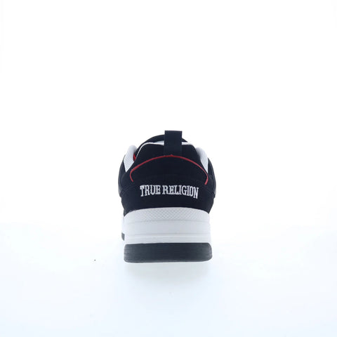 True Religion Ginuwine Mens Black Canvas Lace Up Lifestyle Sneakers Shoes