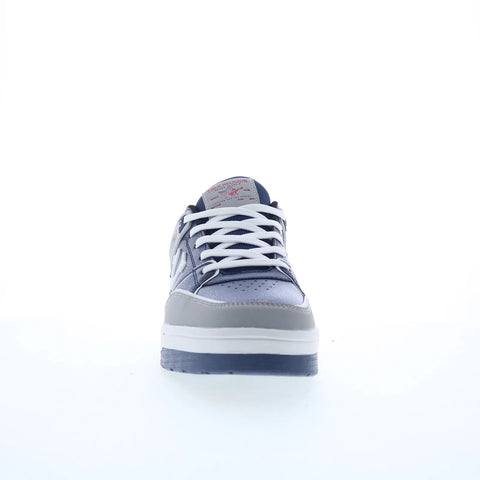 True Religion Ginuwine Mens Blue Synthetic Lace Up Lifestyle Sneakers Shoes