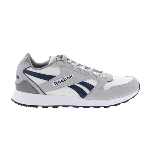 Reebok GL 1000 Mens White Synthetic Lace Up Lifestyle Sneakers Shoes