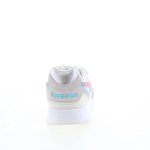 Reebok GL 1000 Womens Gray Suede Lace Up Lifestyle Sneakers Shoes