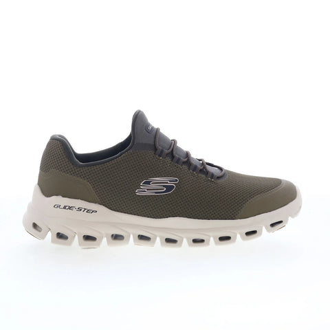 Skechers Glide-Step - Noltek 233016-OLV Mens Green Lifestyle Sneakers Shoes