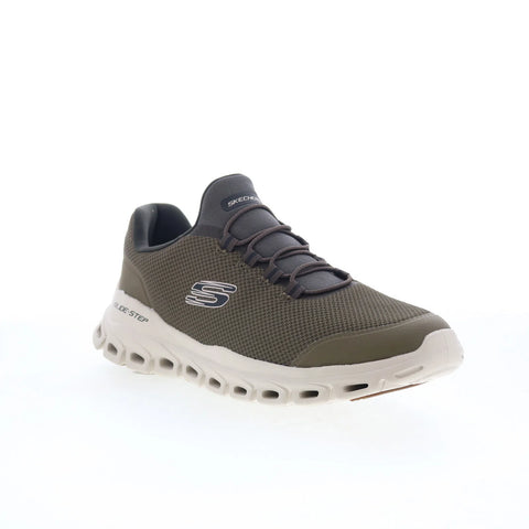 Skechers Glide-Step - Noltek 233016-OLV Mens Green Lifestyle Sneakers Shoes