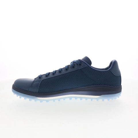 Adidas Go-To Spikeless 1 H03678 Mens Blue Synthetic Athletic Golf Shoes