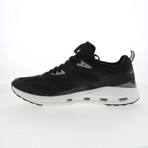 Nautica Gobi CG6701 Mens Black Mesh Lace Up Lifestyle Sneakers Shoes