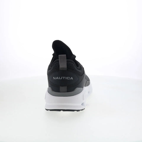 Nautica Gobi CG6701 Mens Black Mesh Lace Up Lifestyle Sneakers Shoes