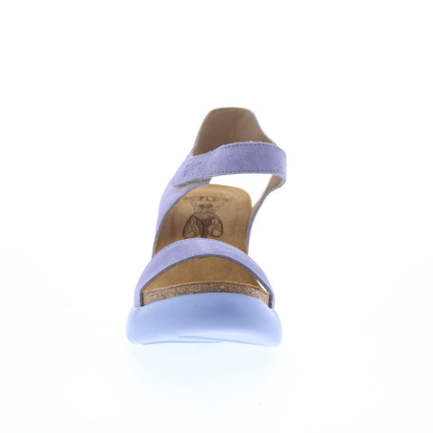Fly London Gogo GOGO967FLY-009 Womens Purple Wedges Sandals Shoes