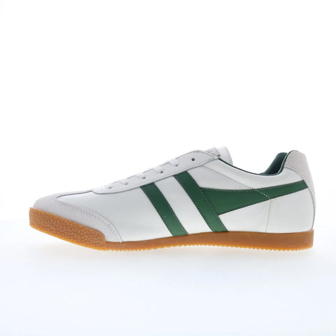 Gola Harrier Leather CMB426 Mens White Leather Lifestyle Sneakers Shoes