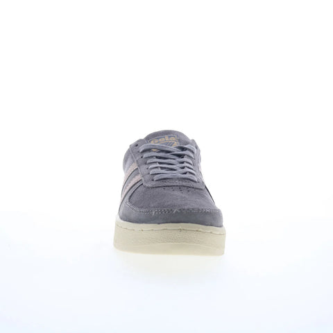 Gola Grandslam Suede CLA589 Womens Gray Suede Lifestyle Sneakers Shoes